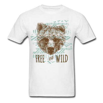 Native Bear T-Shirt white - Loyalty Vibes