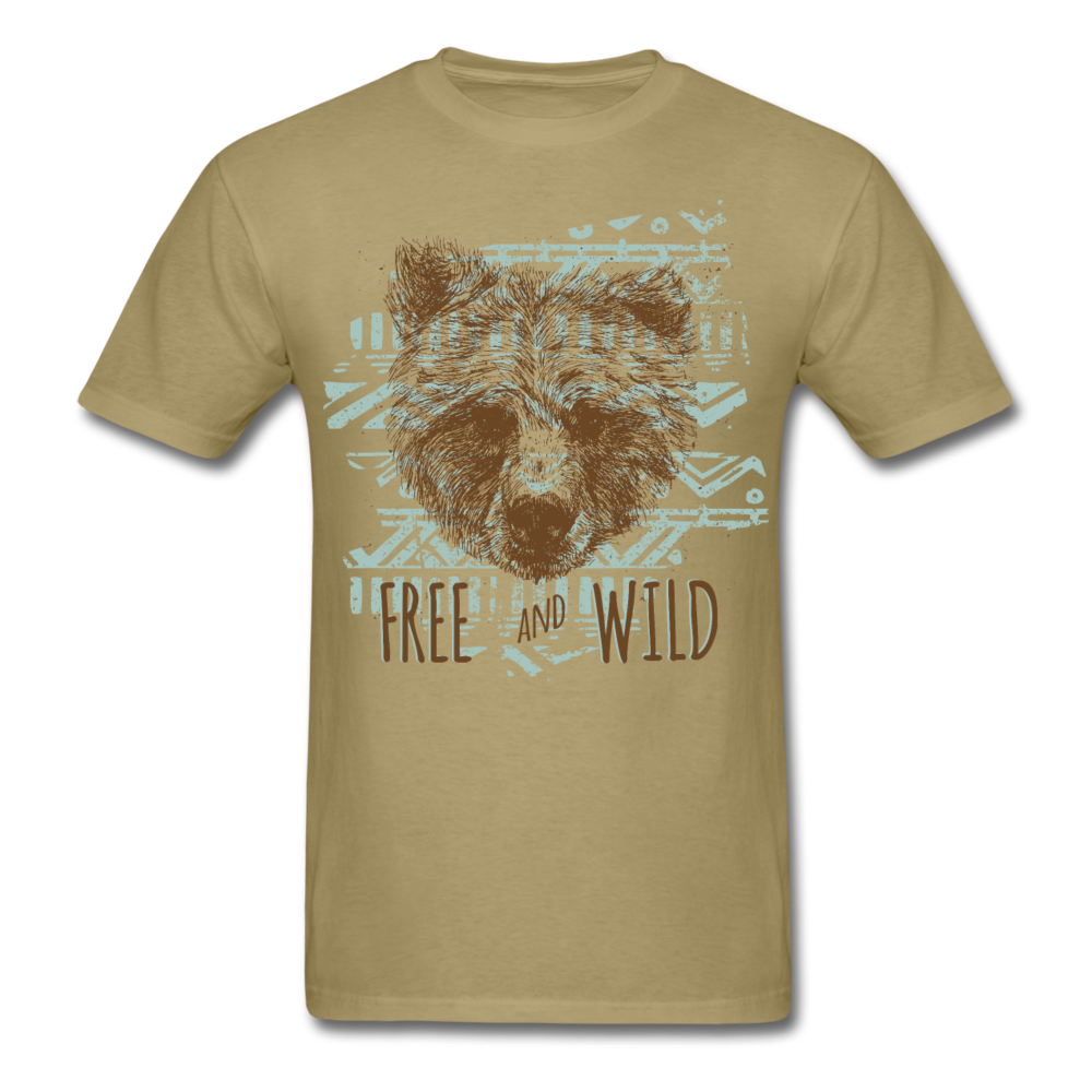 Native Bear T-Shirt khaki - Loyalty Vibes
