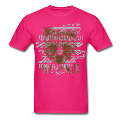 Native Bear T-Shirt fuchsia - Loyalty Vibes