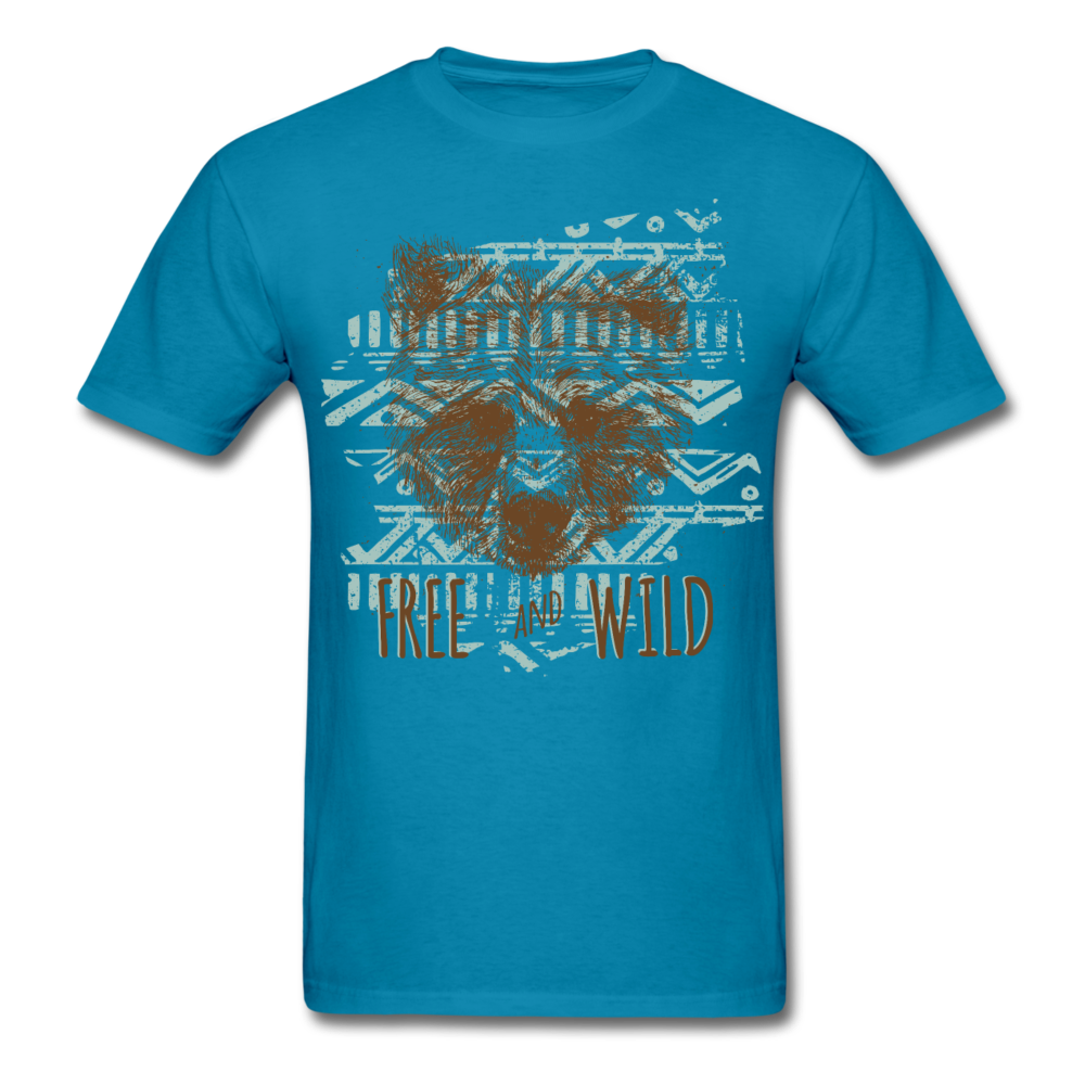Native Bear T-Shirt turquoise - Loyalty Vibes