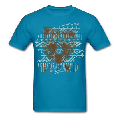 Native Bear T-Shirt turquoise - Loyalty Vibes