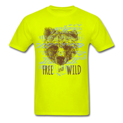Native Bear T-Shirt safety green - Loyalty Vibes