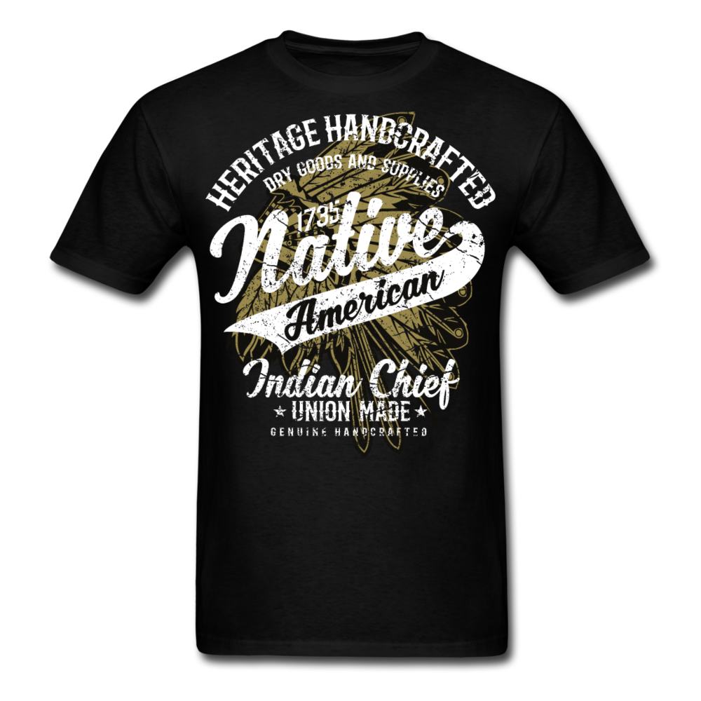 Loyalty Vibes Traditional Native American Shirt black