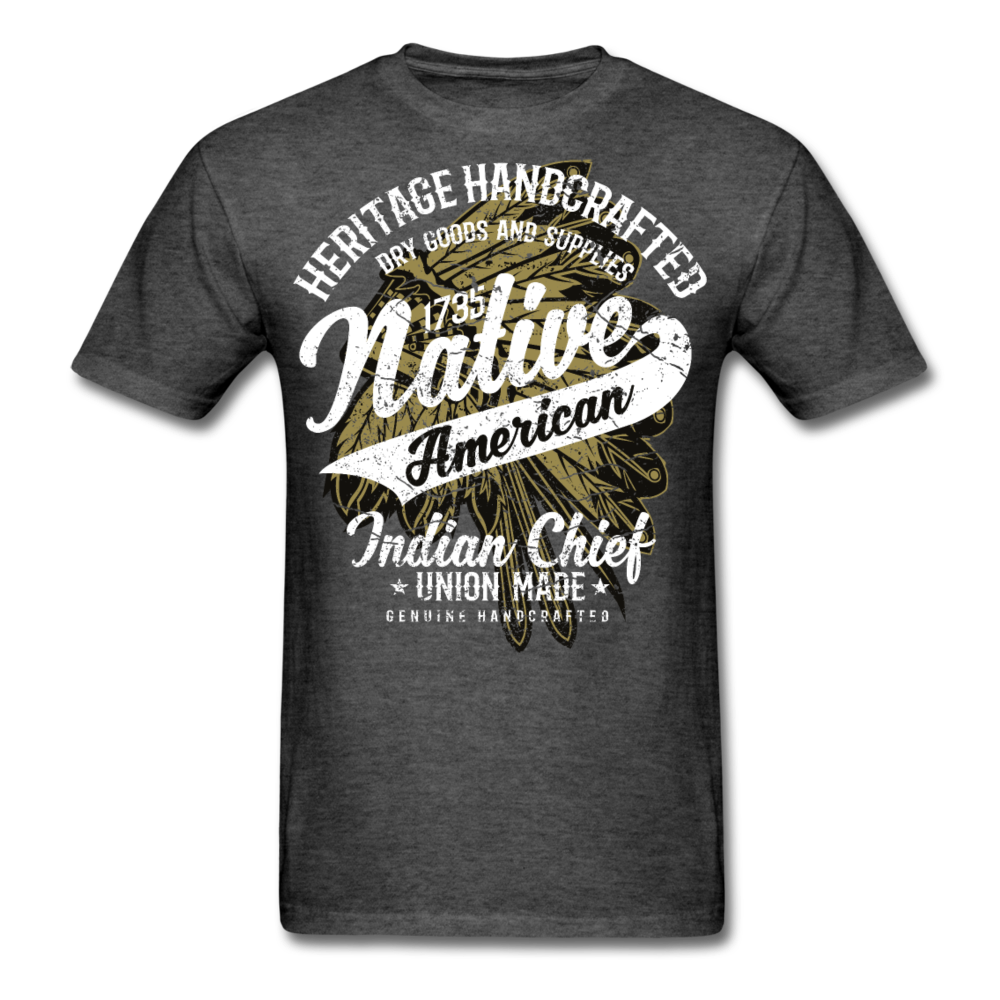 Loyalty Vibes Traditional Native American Shirt heather black