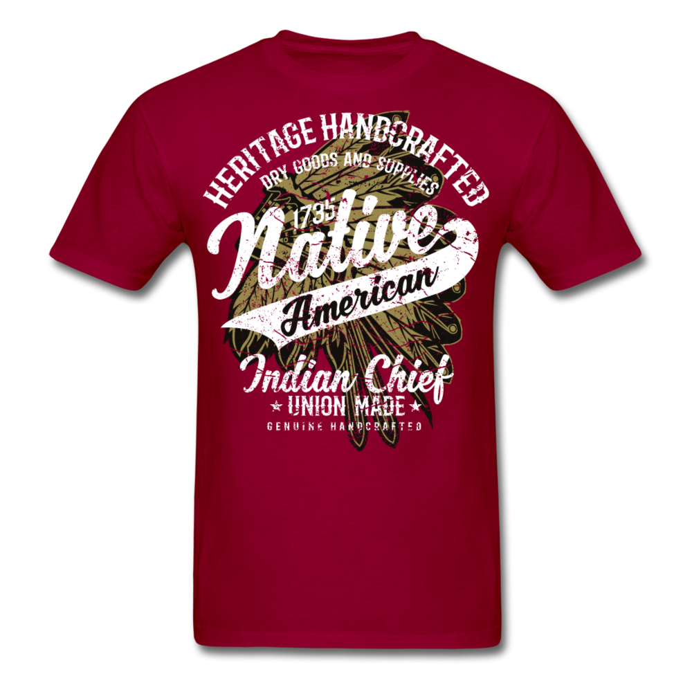 Traditional Native American Shirt dark red - Loyalty Vibes