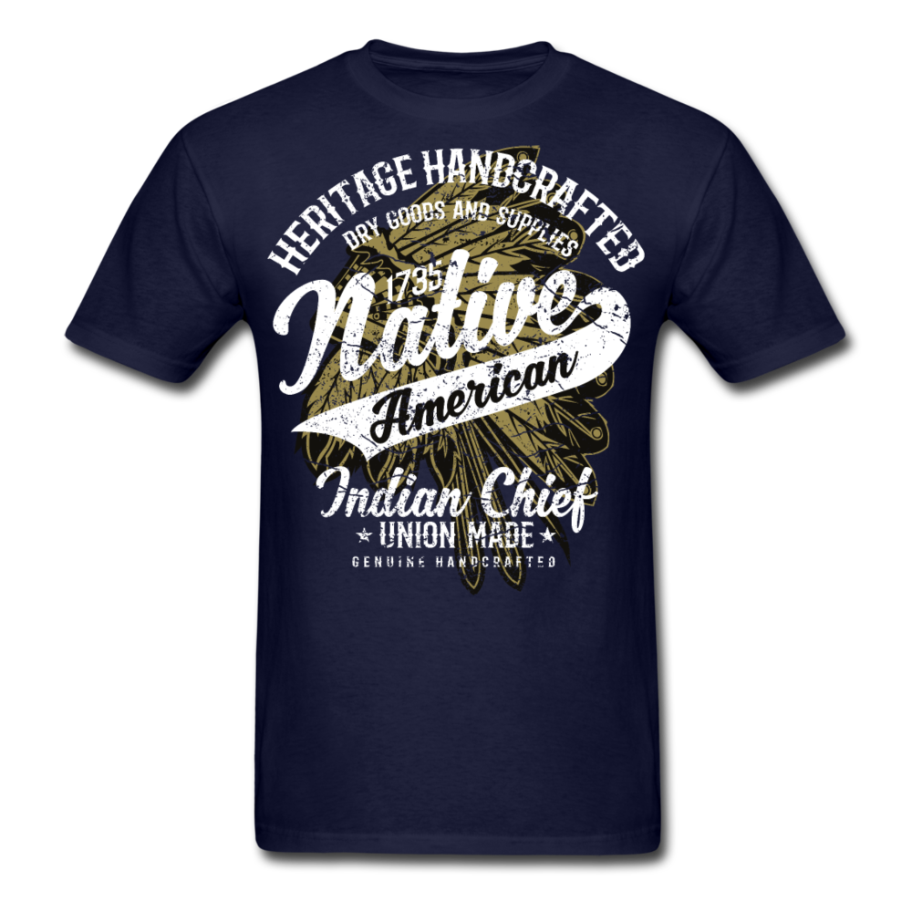 Traditional Native American Shirt navy - Loyalty Vibes