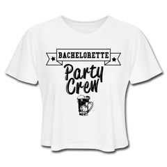 Bride Crew Cropped Tee white - Loyalty Vibes