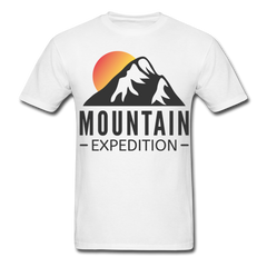 Experience The Mountains T-Shirt white - Loyalty Vibes