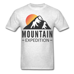 Experience The Mountains T-Shirt light heather gray - Loyalty Vibes