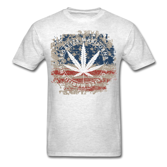 Loyalty Vibes Marijuana Men's T-Shirt light heather gray