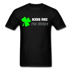 Kiss Me I'm Irish T-Shirt - black - Loyalty Vibes