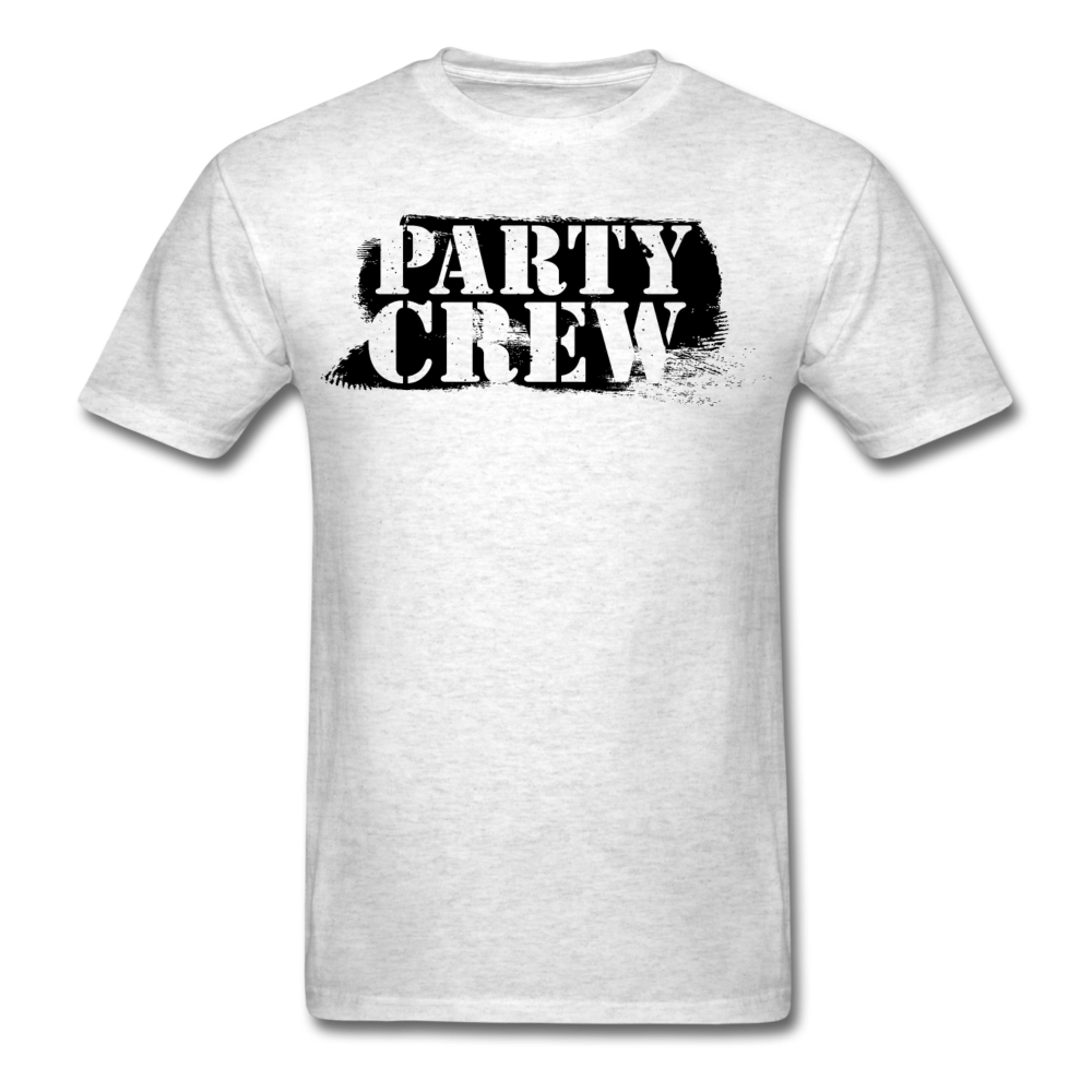 Party Crew T-Shirt - Heather Grey - Loyalty Vibes