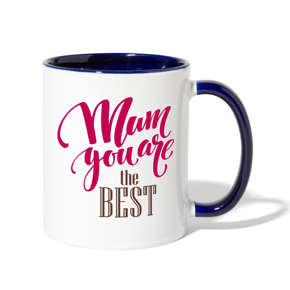 Best Mum Coffee Mug - white/cobalt blue - Loyalty Vibes