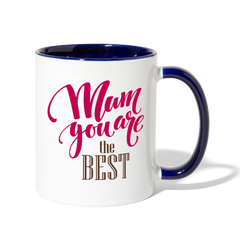 Best Mum Coffee Mug white/cobalt blue - Loyalty Vibes