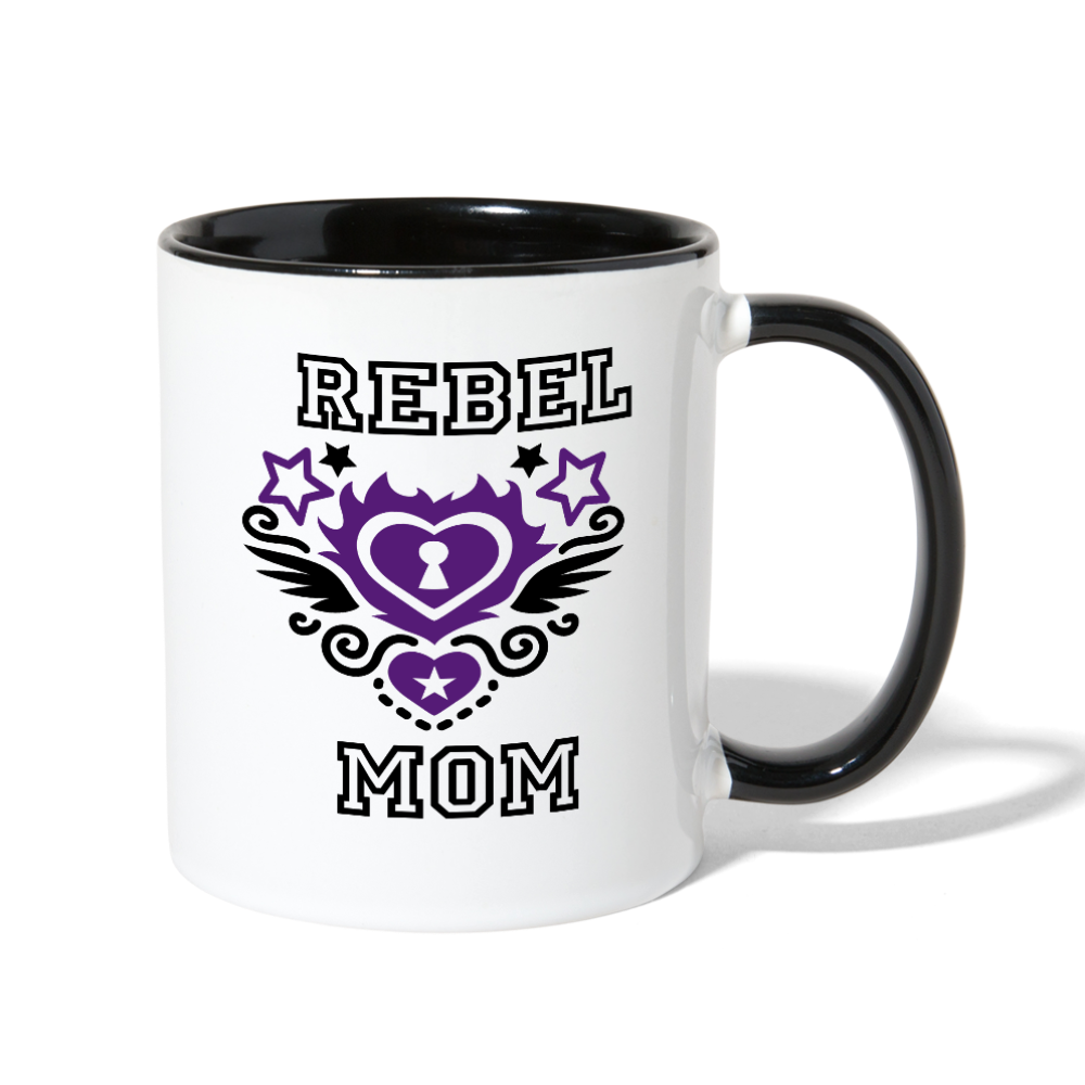 Rebel Mom Coffee Mug white/black - Loyalty Vibes