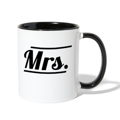 Mrs. Coffee Mug white black - Loyalty Vibes