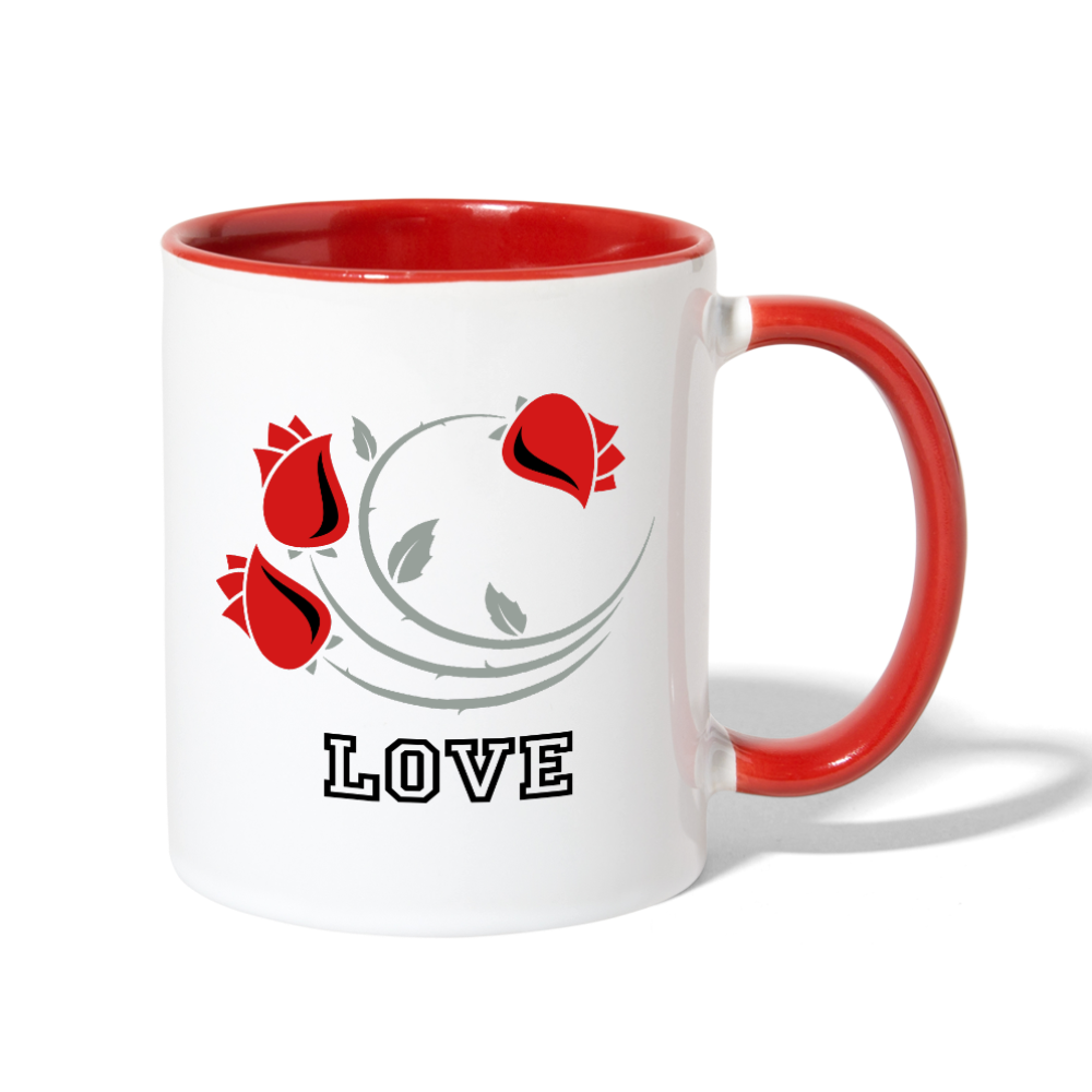Azire Love Mug white red - Loyalty Vibes