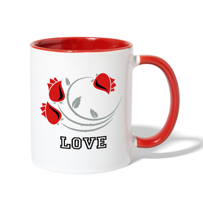 Azire Love Mug white red - Loyalty Vibes