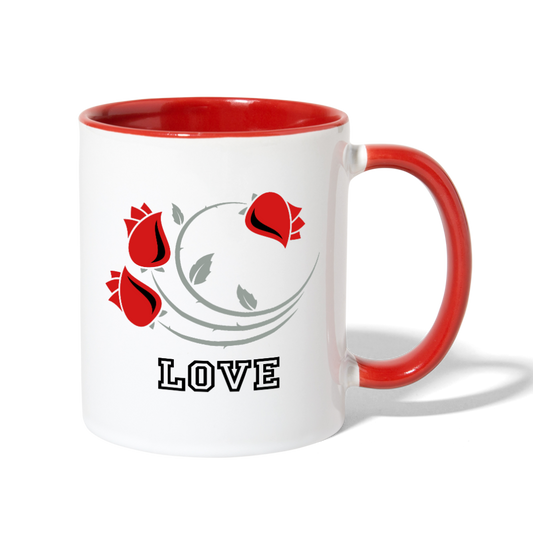 Azire Love Mug white red - Loyalty Vibes