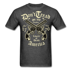 Liberty Of America T-Shirt Heather Black - Loyalty Vibes