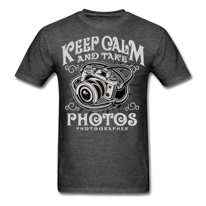 Loyalty Vibes Keep Calm I'm A Photographer T-Shirt heather black