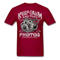 Keep Calm I'm A Photographer T-Shirt dark red - Loyalty Vibes