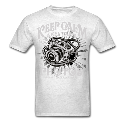 Loyalty Vibes Keep Calm I'm A Photographer T-Shirt light heather gray