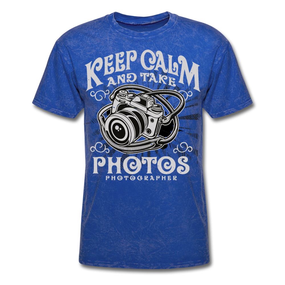 Loyalty Vibes Keep Calm I'm A Photographer T-Shirt mineral royal