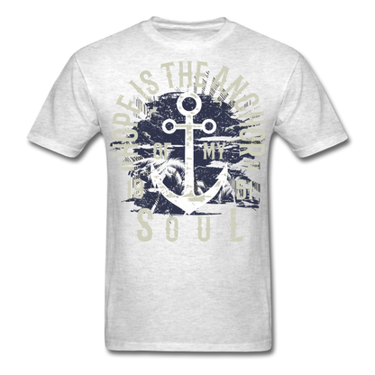 Hope Is The Way T-Shirt light heather gray - Loyalty Vibes