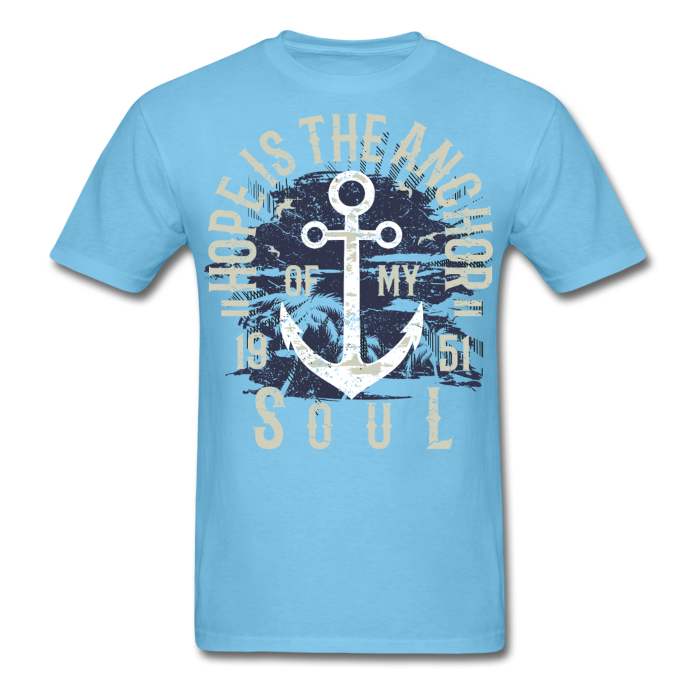 Hope Is The Way T-Shirt aquatic blue - Loyalty Vibes