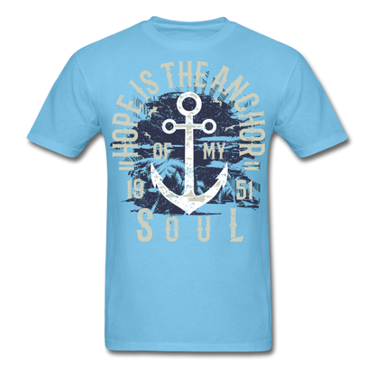 Hope Is The Way T-Shirt aquatic blue - Loyalty Vibes