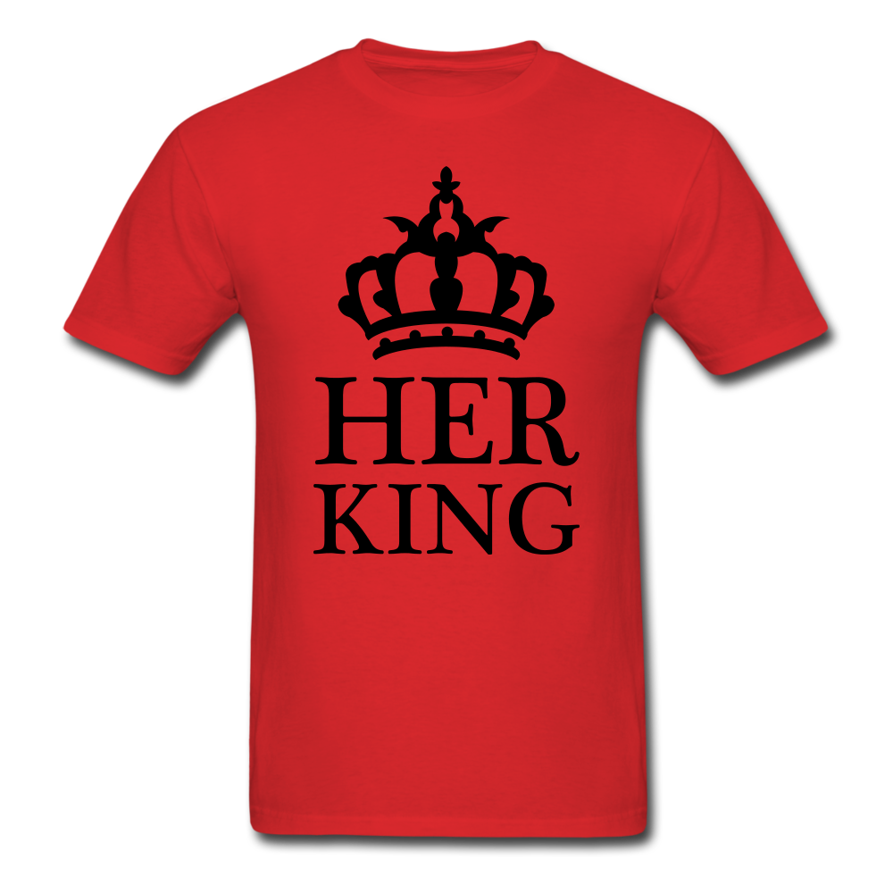 Her King T-Shirt - red - Loyalty Vibes