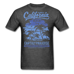 Men's California T-Shirt heather black - Loyalty Vibes