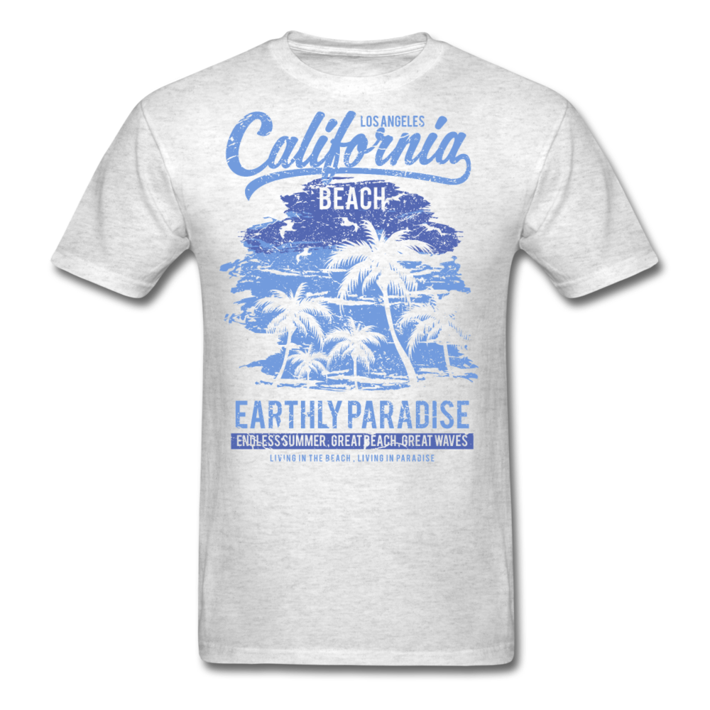 Men's California T-Shirt light heather gray - Loyalty Vibes