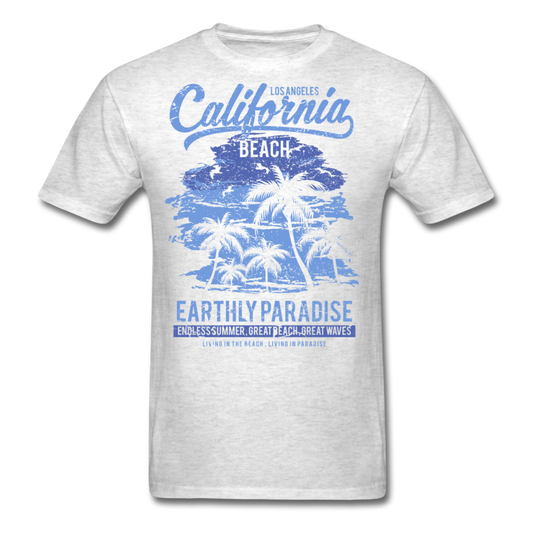 Men's California T-Shirt light heather gray - Loyalty Vibes
