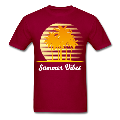 Summer Vibes Shirt dark red - Loyalty Vibes