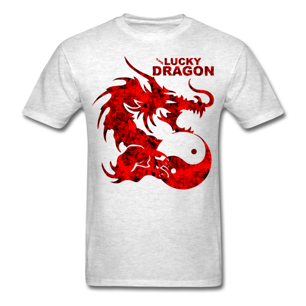 Lucky Dragon T-Shirt light heather gray - Loyalty Vibes