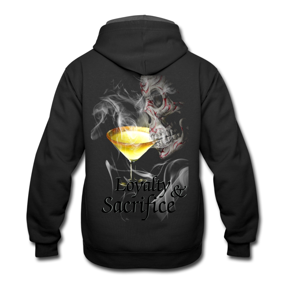Loyalty & Sacrifice Hoodie Black - Loyalty Vibes
