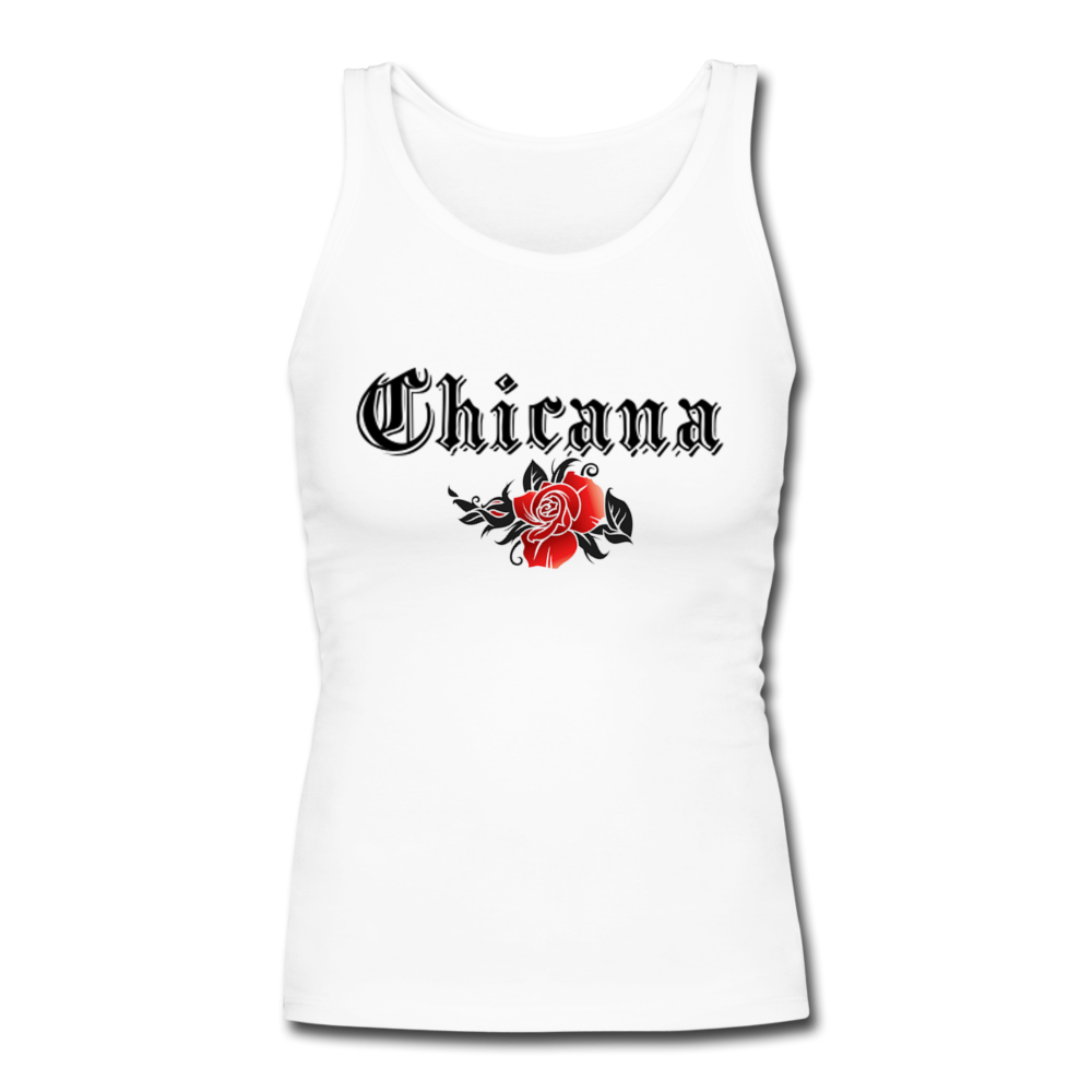 Chicana Style Tank Top - white - Loyalty Vibes