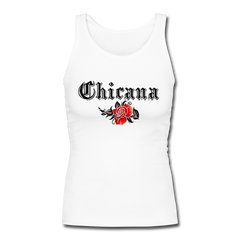 Chicana Style Tank Top white - Loyalty Vibes