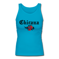Chicana Style Tank Top blue - Loyalty Vibes