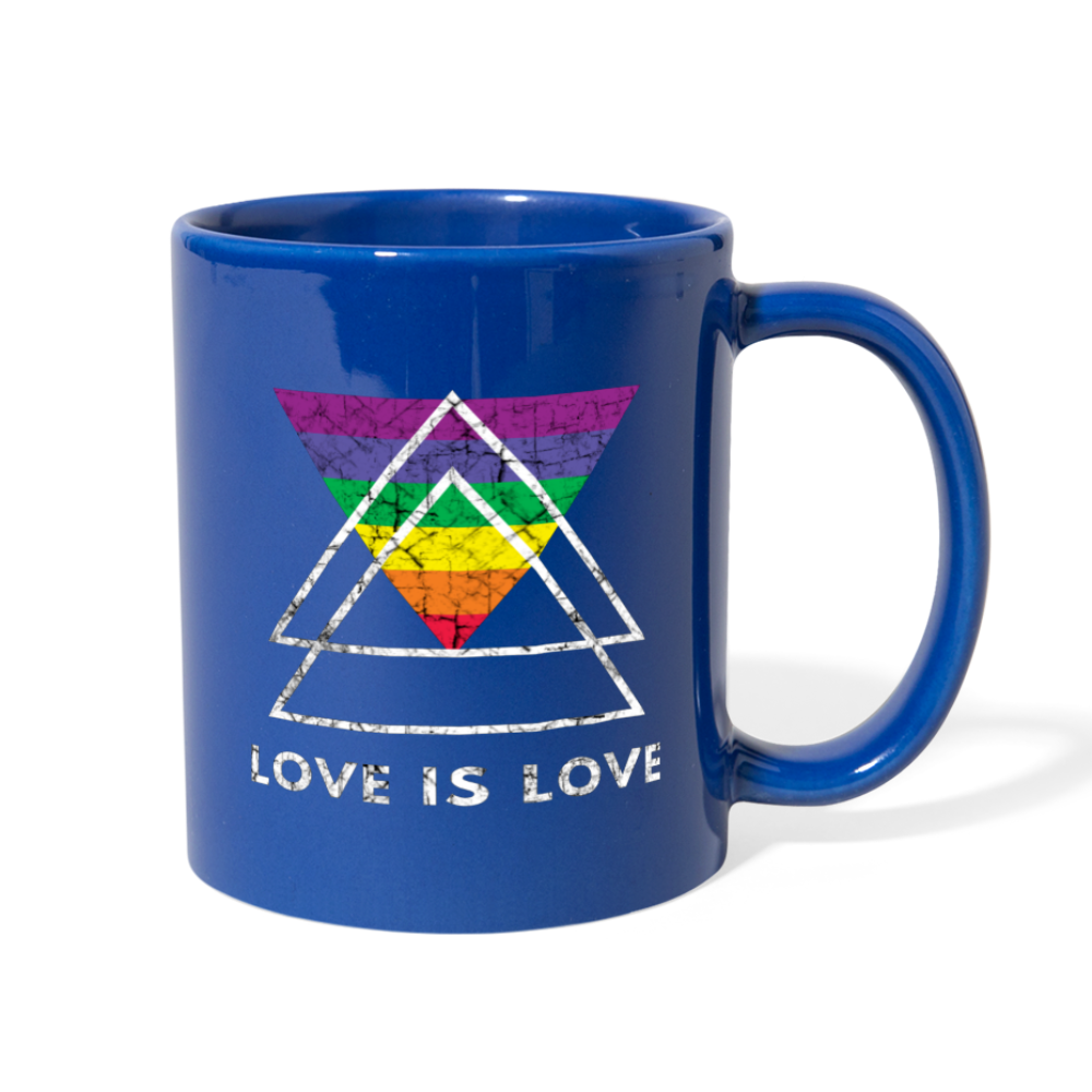 Classic Love Is Love Mug - royal blue - Loyalty Vibes