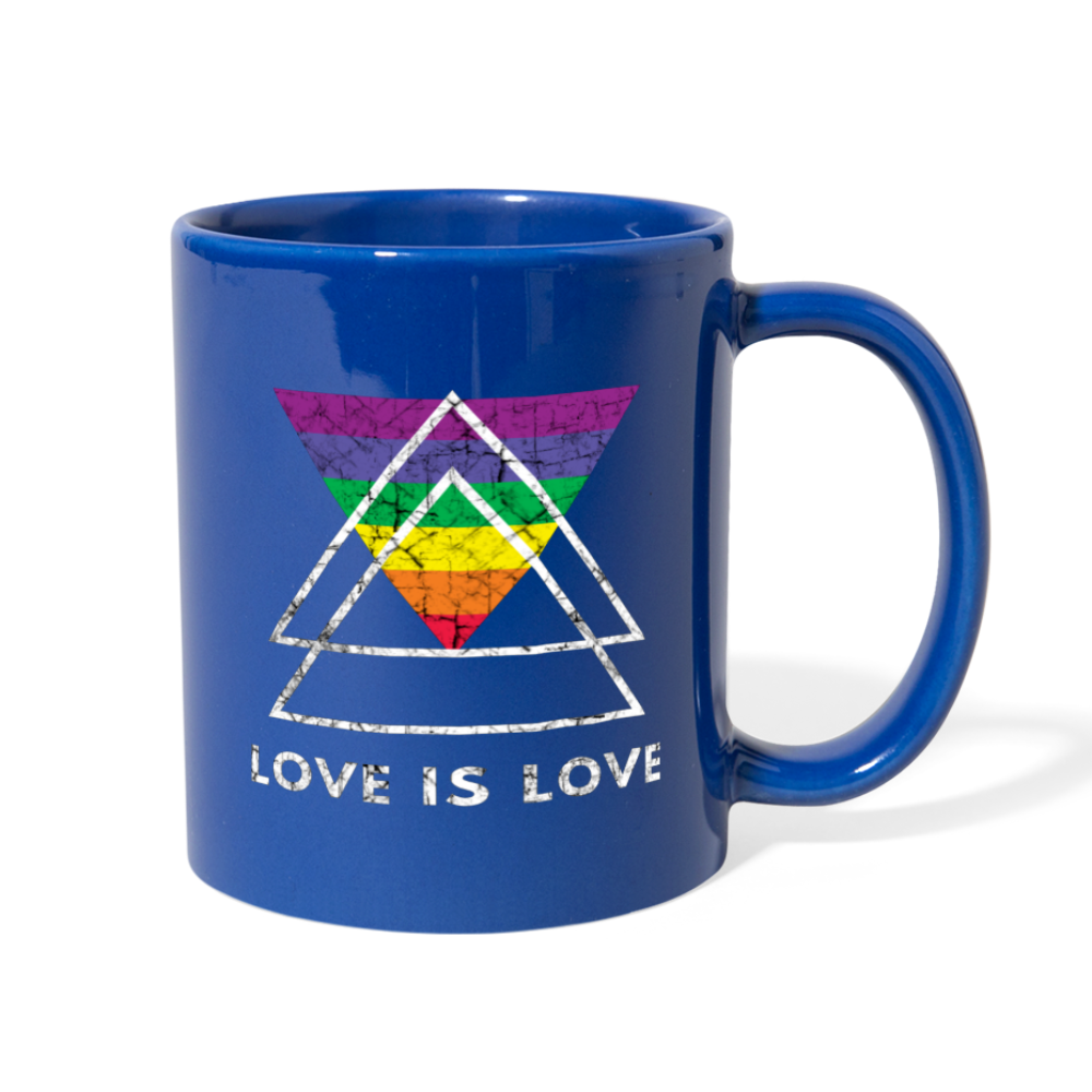 Classic Love Is Love Mug royal blue - Loyalty Vibes