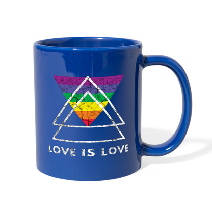 Classic Love Is Love Mug royal blue - Loyalty Vibes