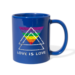 Classic Love Is Love Mug - royal blue - Loyalty Vibes