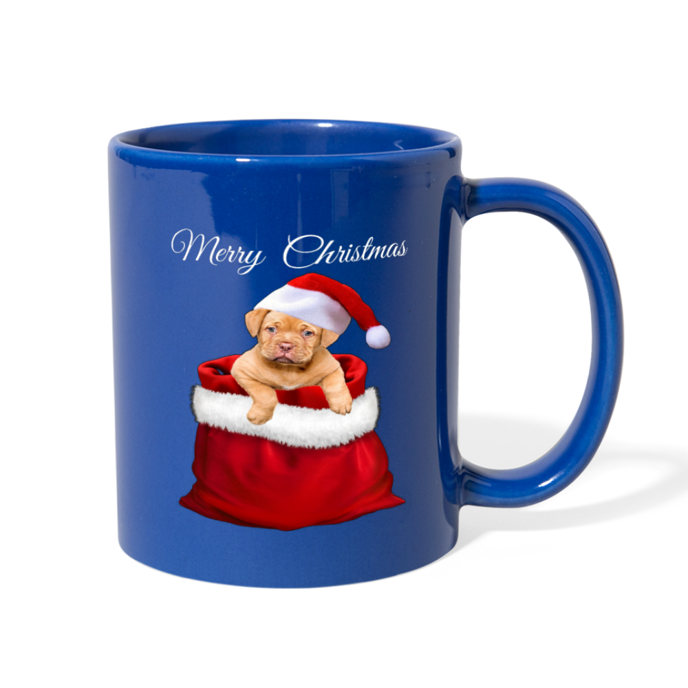 Santa's Helper Christmas Mug royal blue - Loyalty Vibes