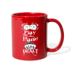 Play The Hand You're Dealt Mug red - Loyalty Vibes