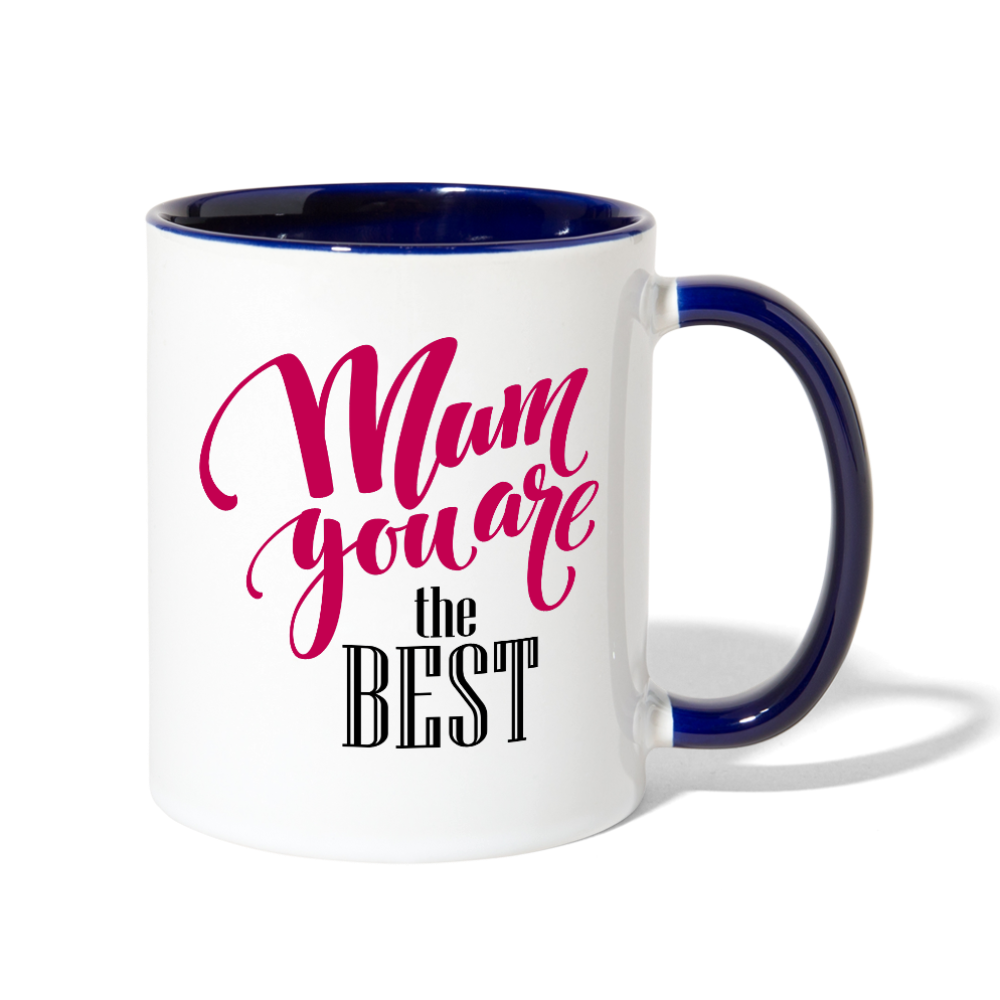 World's Best Mum Mug - white/cobalt blue - Loyalty Vibes