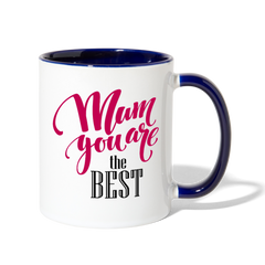 World's Best Mum Mug - white/cobalt blue - Loyalty Vibes