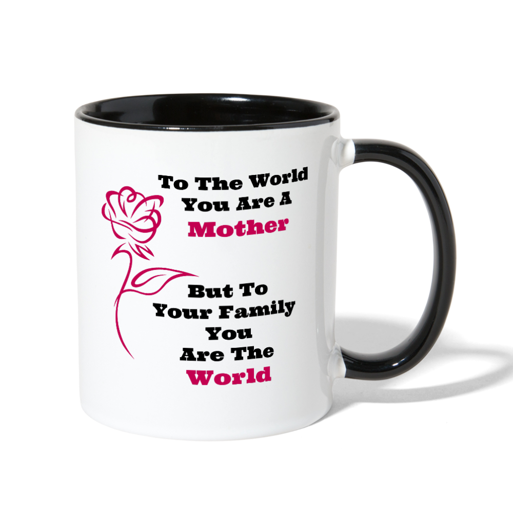 The World Mother's Day Mug white/black - Loyalty Vibes